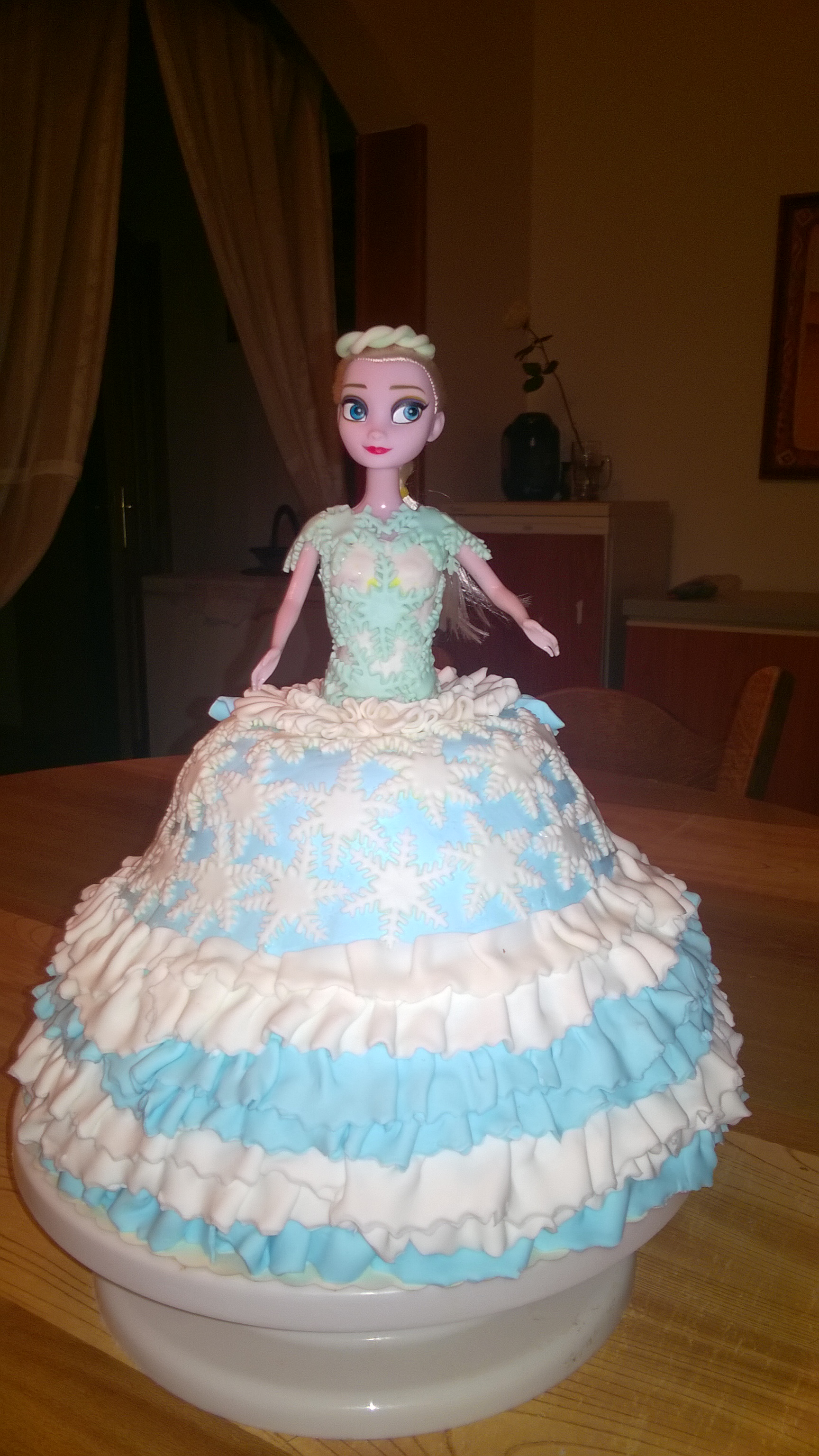 Elsa-dort pro male princezny